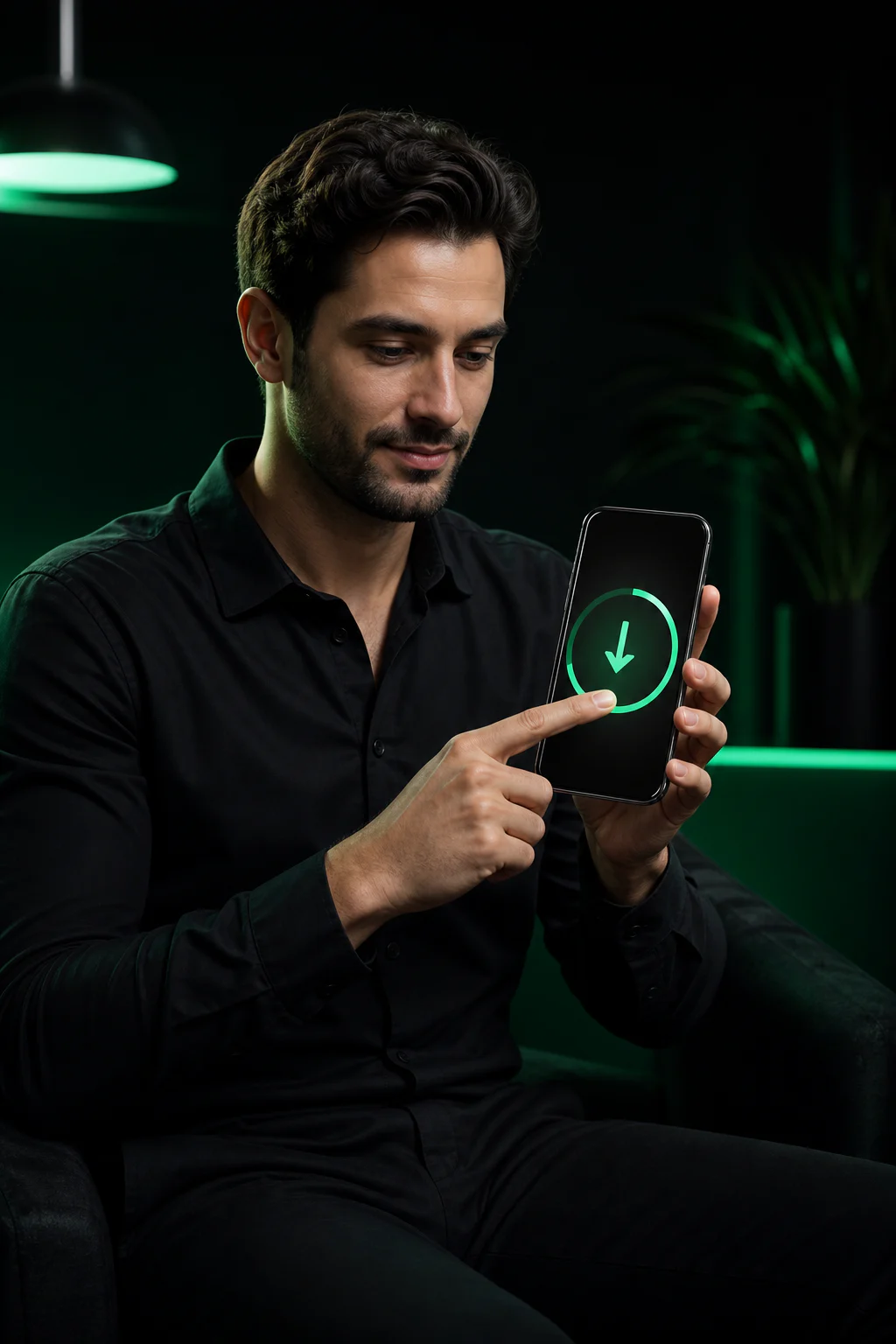 Il cliente installa l'applicazione sul proprio cellulare