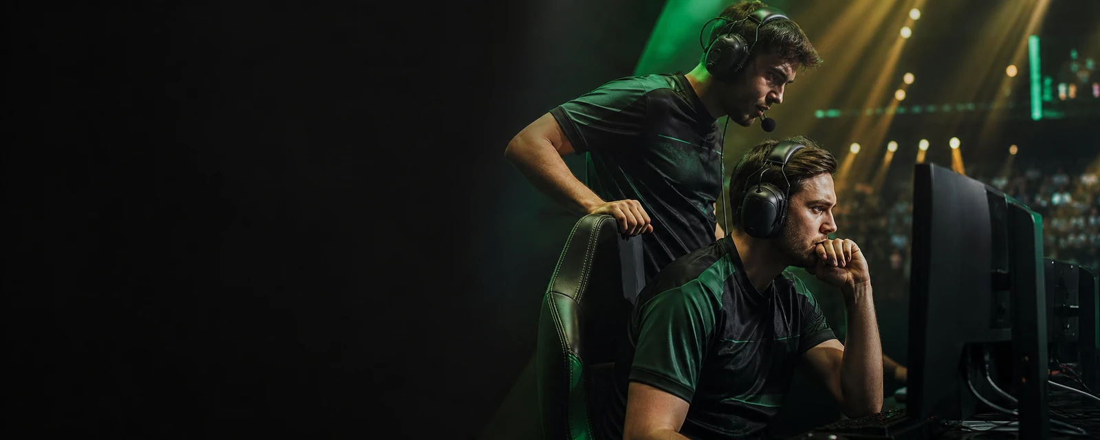 Atleta brasiliano di eSport in un torneo